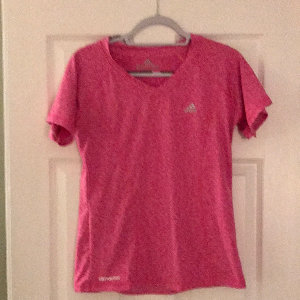 Adidas short sleeve top workout XL